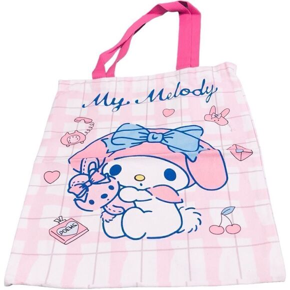 Sanrio My Melody Canvas Shoulder Tote Bag - Picture 4 of 9